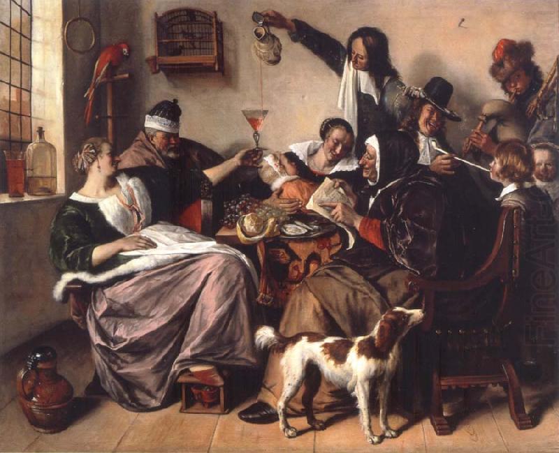 The Way hear it is the way we sing it, Jan Steen